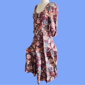 KARIN STEVEN vintage floral dress